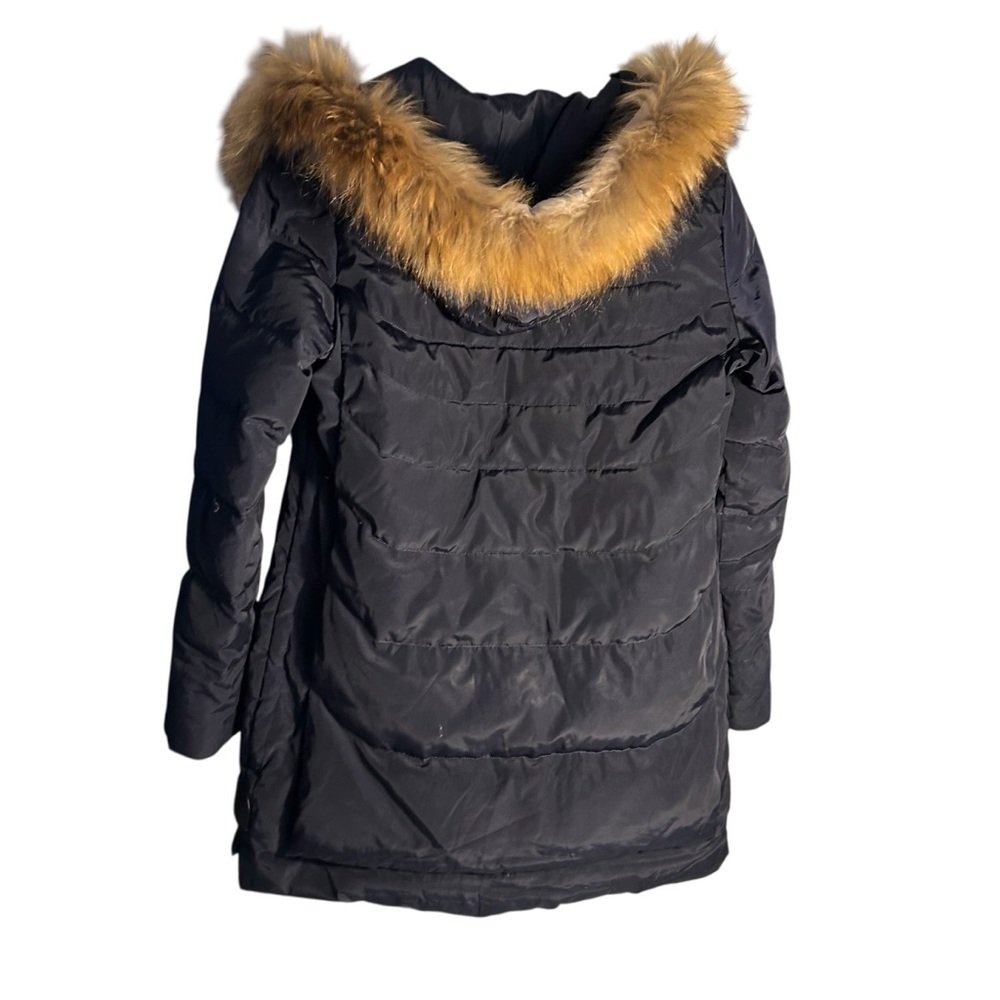 BOSIDENG Down Puffer Jacket with Faux Fur Collar Womens Medium - Picture 3 of 7